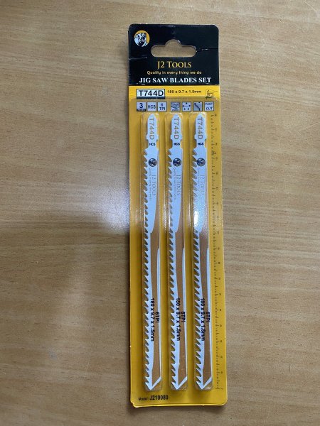 طقم 3 نصلات طويلة جكس للخشب 18 سم