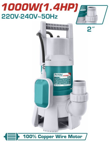 غطاس بلاستيك 1.5 حصان 1000 واط