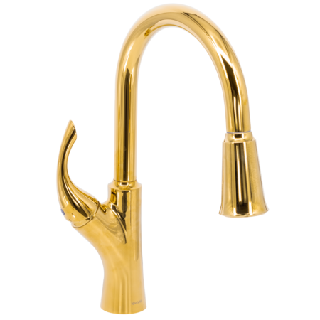 بطارية مجلى سحاب ذهبي لامع