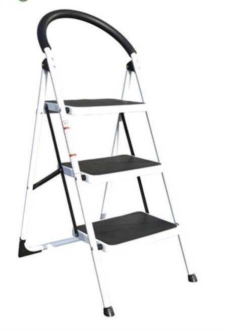 سلم حديد درجة عريضة